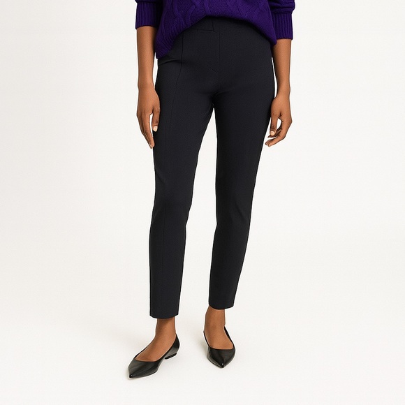 MM LaFleur Foster Dress Pants Black Women’s Size 16 Stretch Zip Career Trousers - Picture 1 of 11